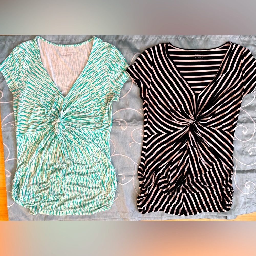 Motherhood Maternity XS pair of blouses